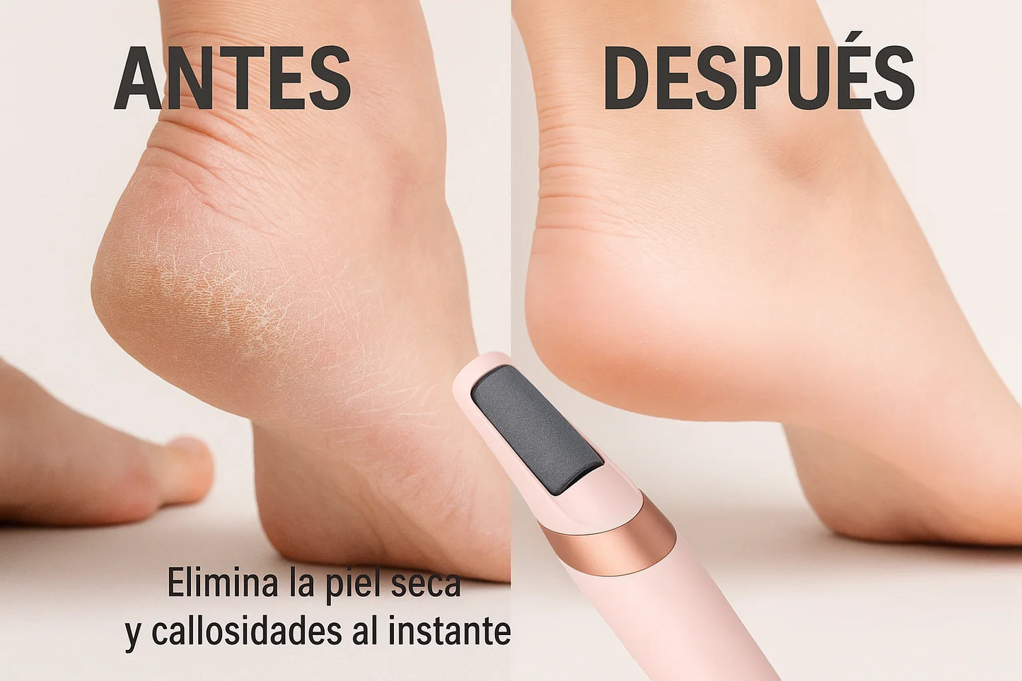 🌟 Electric Pedi ELIMINA CALLOS - 70% de los adultos tiene talones ásperos! 🌟